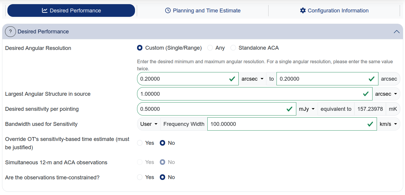 Control and Performance for the Cosmic Eyelash